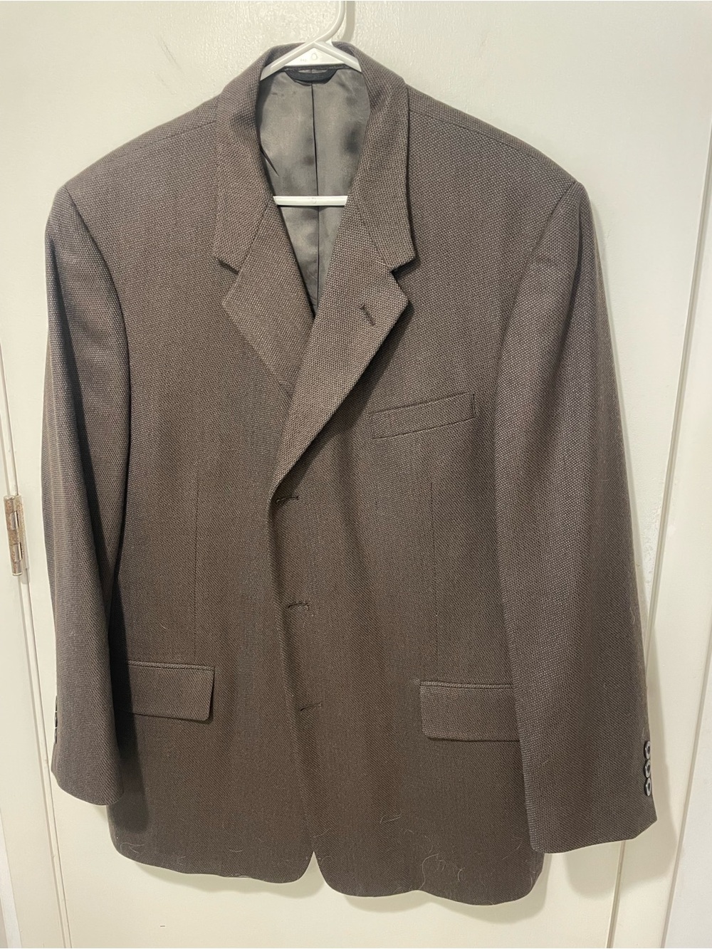 MENS KENNETH COLE for Dillards Brown wool blazer sport coat Sz 46 jacket